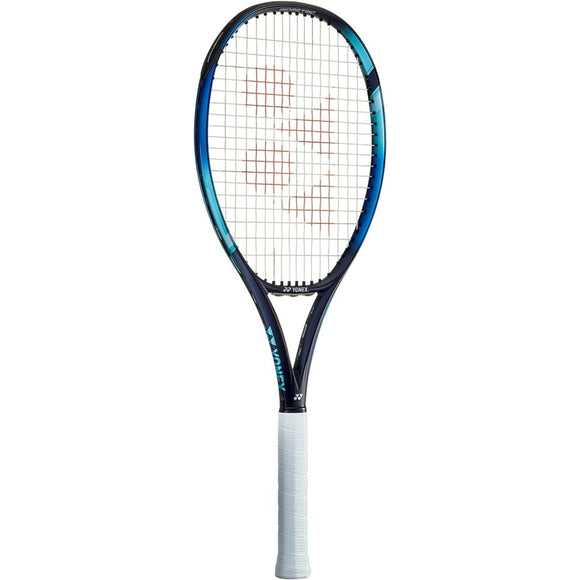 YONEX Hard Tennis Racket E Zone 100SL For Beginners/Intermediates Frame Only Sky Blue (018) 07EZ100S