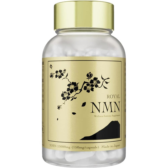 MIYAVY ROYAL NMN Supplement 15000mg (150mg per tablet) High purity 99% or more Made in Japan 100 capsules Acid-resistant capsules Domestic GMP certified factory (2 pieces, no box)