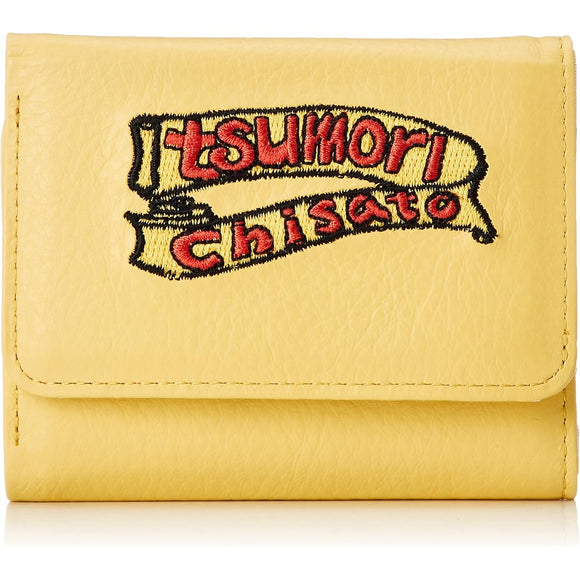 Tsumori Chisato Trifold Wallet Mini Wallet Embroidery Women's Yellow