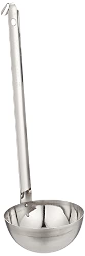 Commercial Use 18-8 Soup Ladle, 12.2 fl oz (360 cc), Made in Japan R-10331