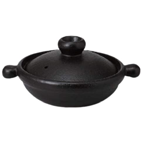 Western Style Soil Pot (Black) Japanese Pot (Small) Soil Pot, Direct Fire, Manko Ware