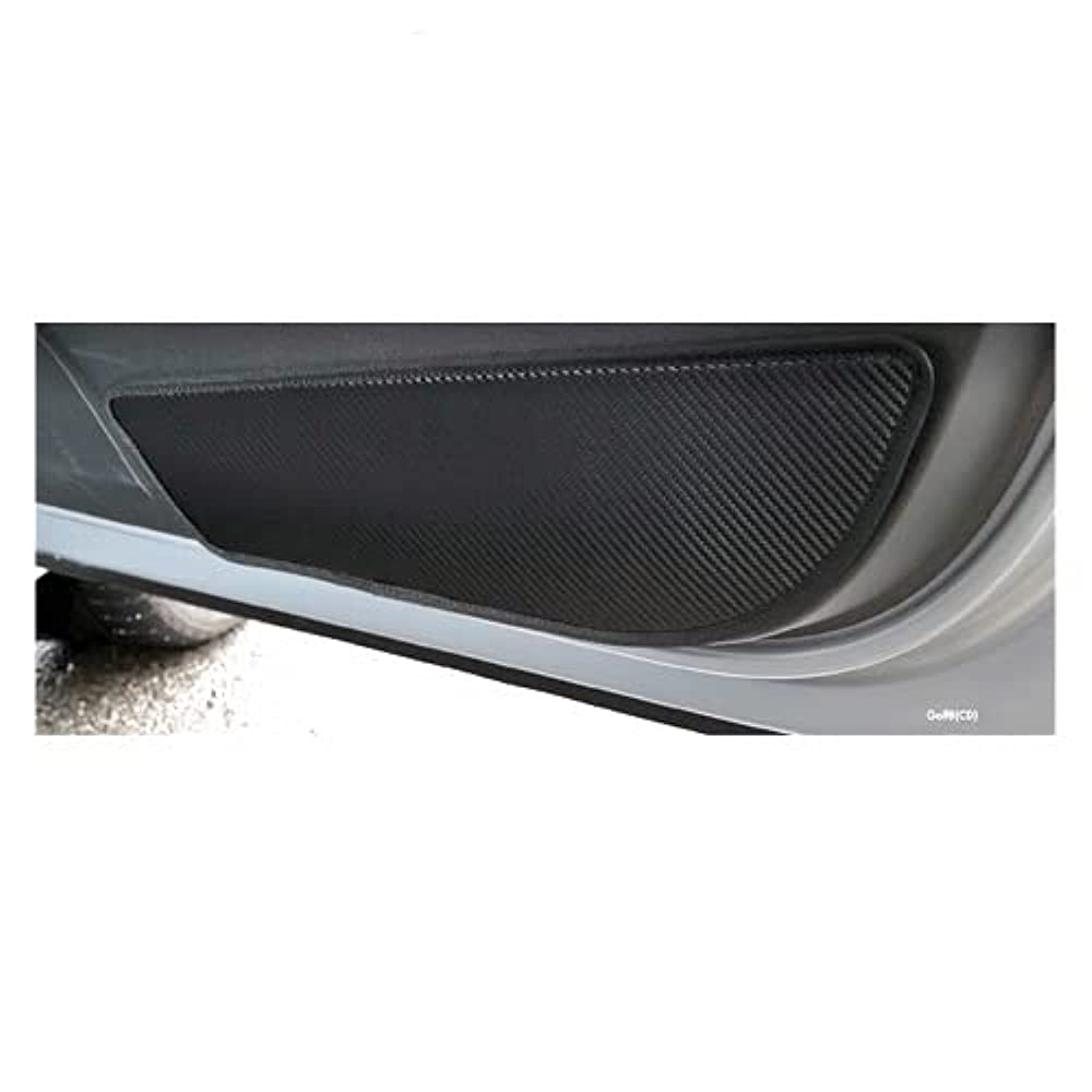 core OBJ Carbon Tone Door Kick Guard for ABARTH 595・695 FIAT 500