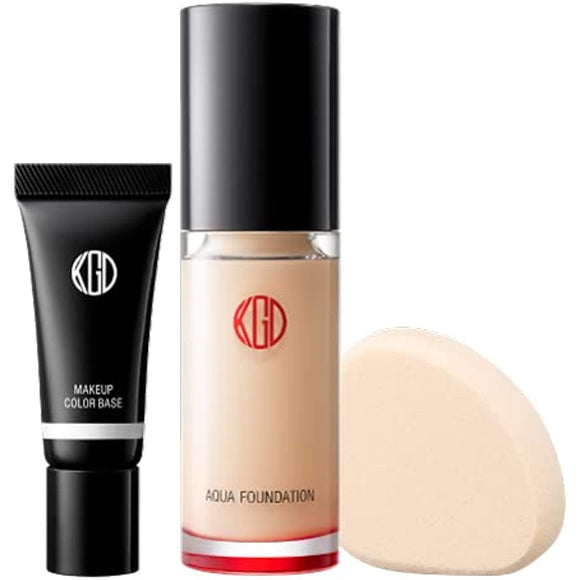 Koh Gen Do Gangwondo Aqua Foundation Glossy Skin Base Makeup Set 113: Ocher (standard skin color)