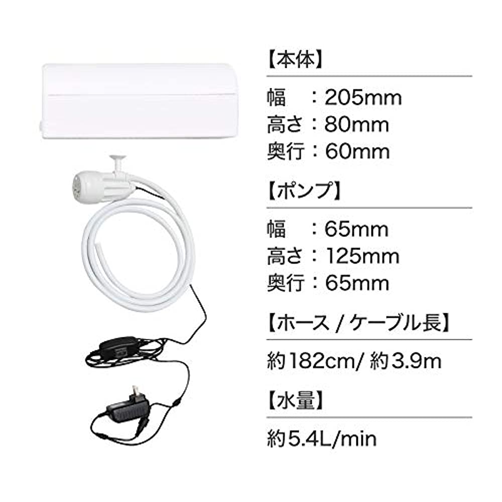 Easy aftermarket application! Gokuraku Shoulder Nagashi Hot Water Syst