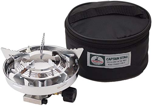 Captain Stag M-7901 Camping Small Gas Burner Stove with Piezoelectric Ignition Device