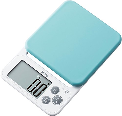 Tanita Cooking Scale Kitchen Cooking Cooking Silicon Cover Digital 2kg 0.1g Unit Blue KJ-212 BL Cover Washable