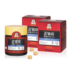 TadashikanSho ginseng red ginseng tablet (ginseng supplements) 6 years root 100 red end (120 capsules containing) × 2 pieces