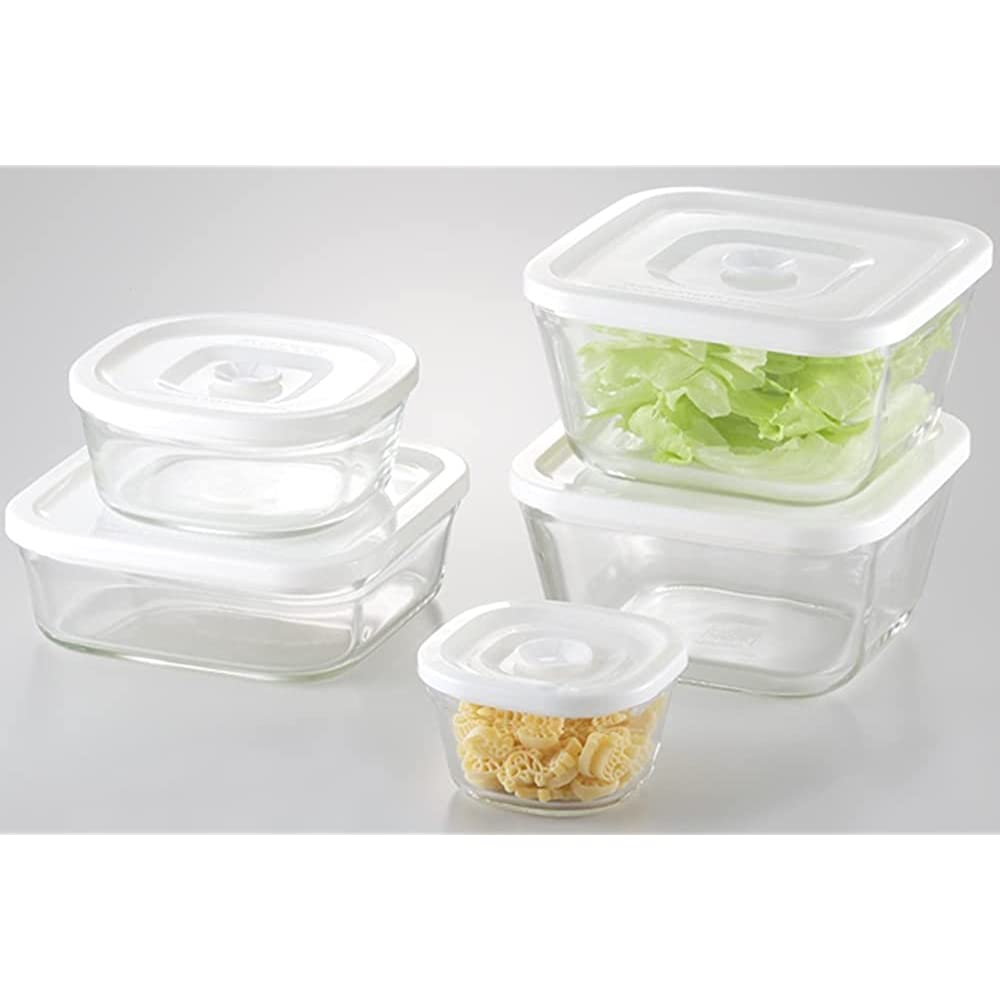 iwaki Heat Resistant Glass Food Container Square