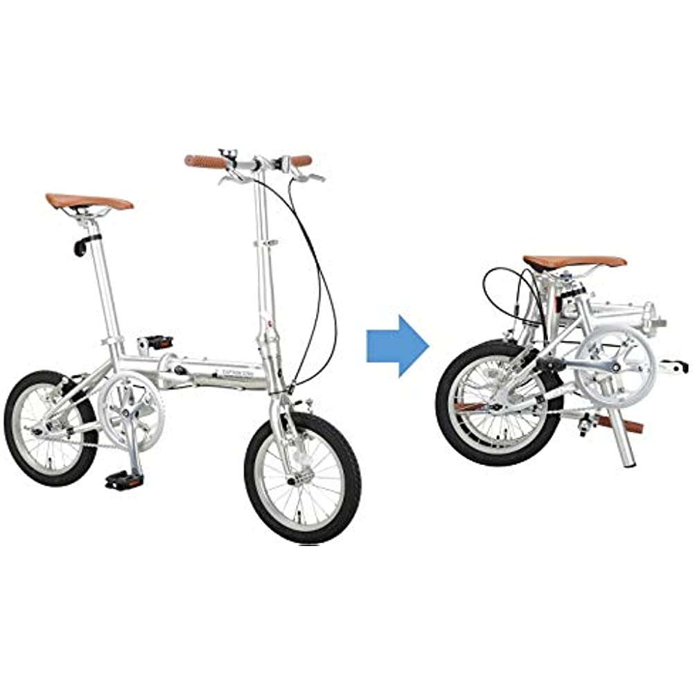 Captain Stag (CAPTAIN STAG) Relight 14 Inch Folding Bike Aluminum Frame  Ultra Lightweight [Weight Approx. 8.2 kg / Front and Rear V-Type Brakes] 