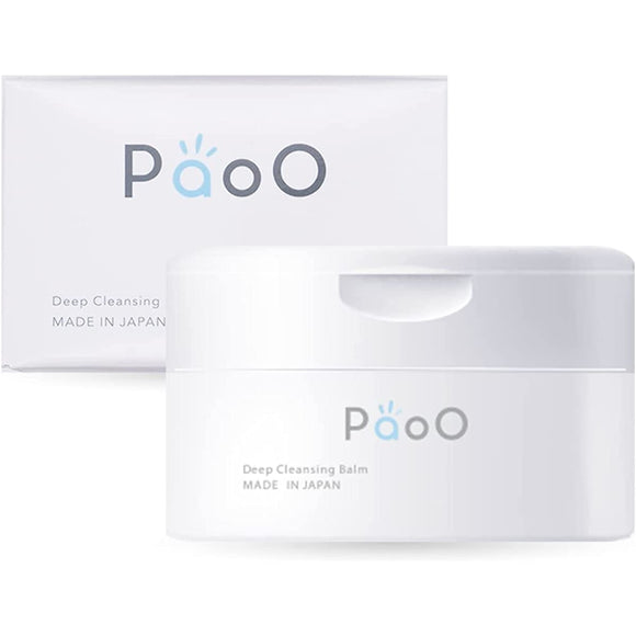 PaoO Deep Cleansing Balm (Remove pores, blackheads, blackheads, makeup remover, eyelash extensions OK, additive-free) 70g