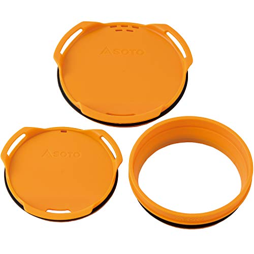 SOTO Thermostack Color Lid & Joint Set [Orange/Yellow/Blue] SOD-5211