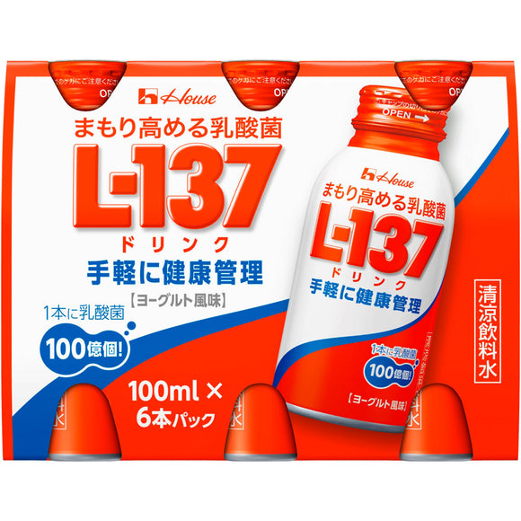 House Wellness Foods Lactic Acid Bacteria L-137 Drink 100ml x 6