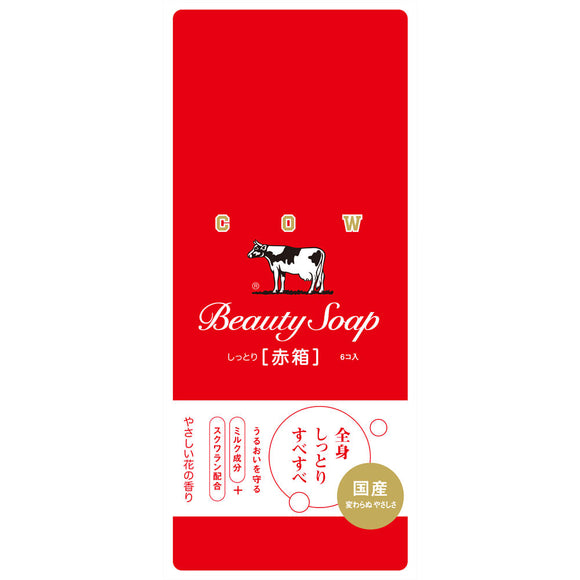 Milk Soap Kyoshinsha Cow Brand Red Box 6P
