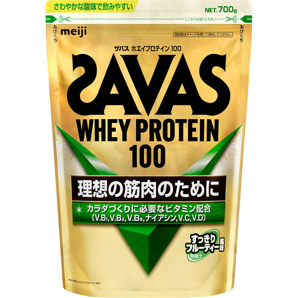 Meiji Zabas whey protein 100 refreshing fruity flavor 700g