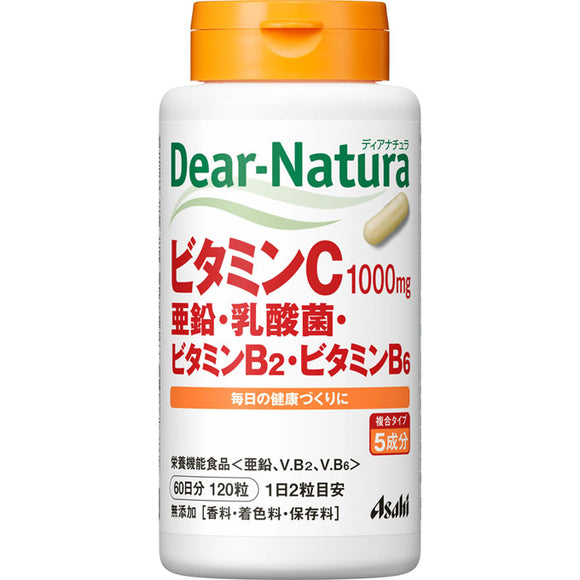 Asahi Group Foods Co., Ltd. Diana Chula Vitamin C / Zinc / Lactobacillus / Vitamin B2 / Vitamin B6 120 tablets (60 days worth)