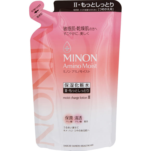 Daiichi Sankyo Health Care Minon Amino Moist Moist Lotion 2 More Moisture Type Refill 130Ml
