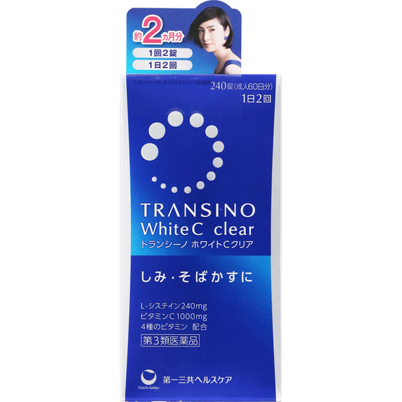 Daiichi Sankyo Healthcare Transino White C Clear 240 Tablets
