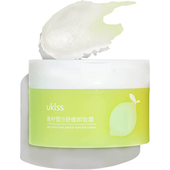 ukiss Cleansing Balm Makeup Remover 5 in 1 Cleansing Moisturizing Pores Sensitive Skin W No Washing Required No Additives 100g (Lime)