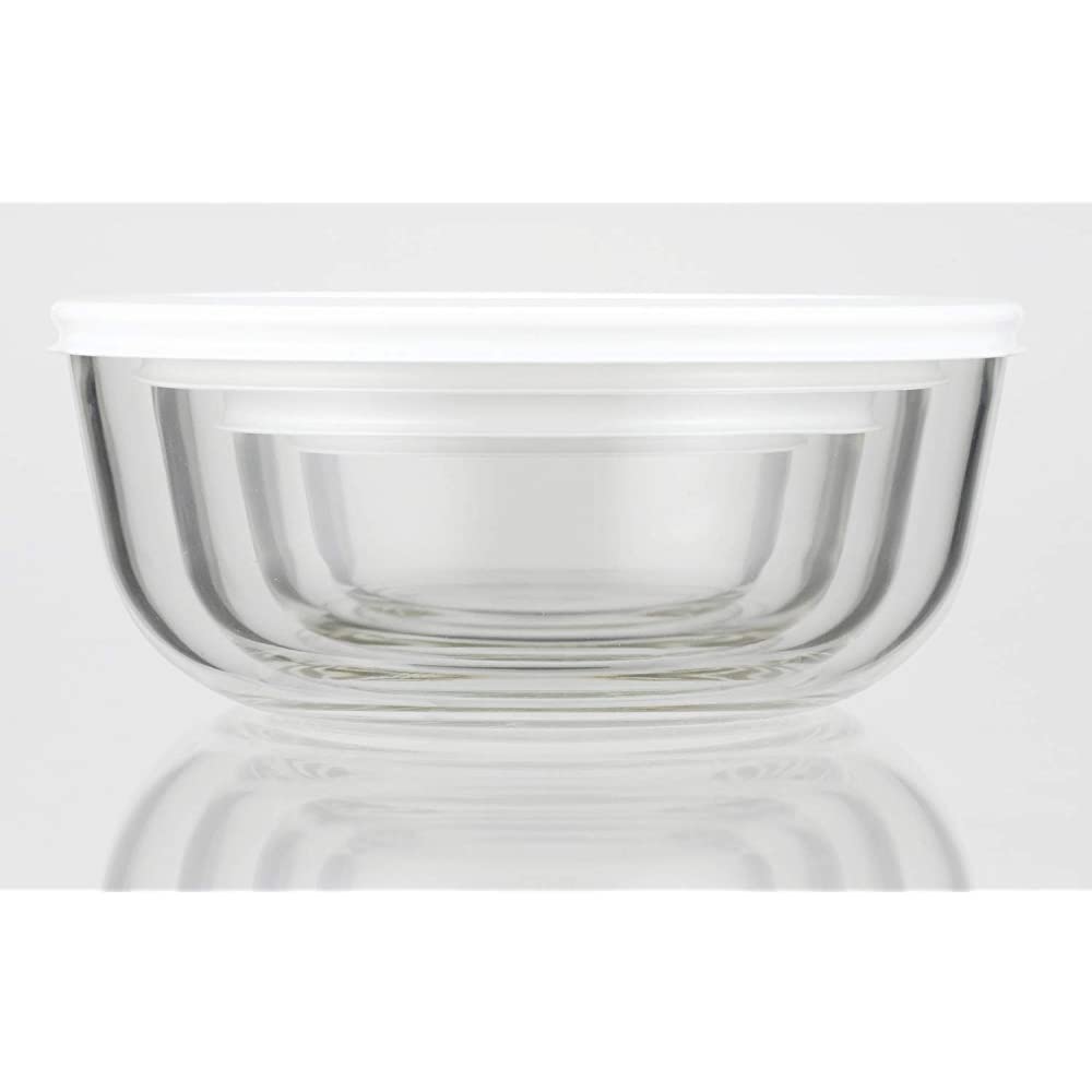 iwaki Heat Resistant Glass Lipped Bowl - Globalkitchen Japan