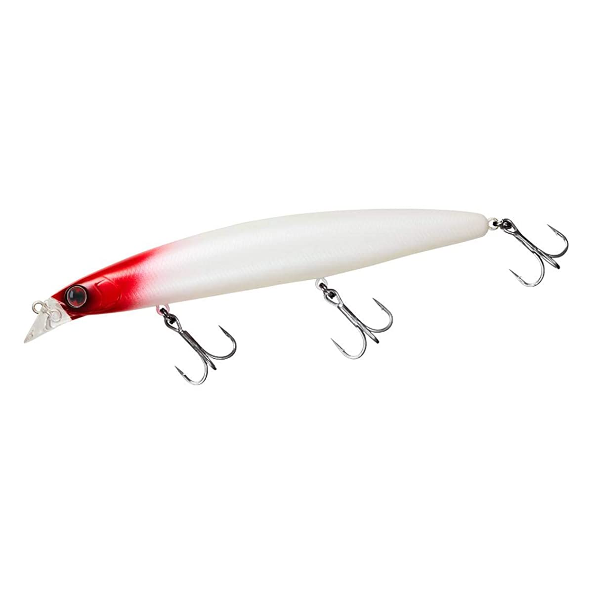 Daiwa Sea Bass Wind Worm Morethan Middle Upper Lure – 3.5 Inch, Silver Powder Glow Chart, Pack Of 6