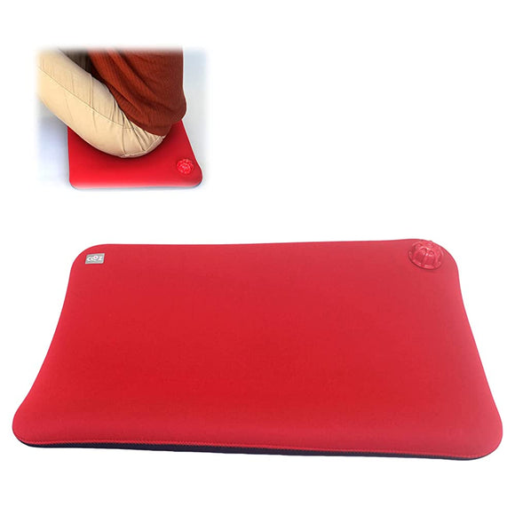 Soft Hot Water Bottle, Sitting Type, No Holes, Front Red / Navy Back), Long Lasting Warmth, In Comforter, Energy Saving