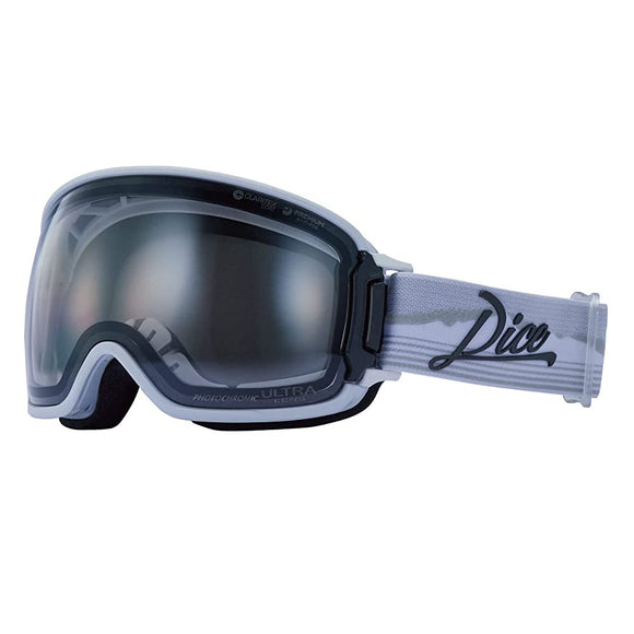 DICE BANK Snow Goggles, Made in Japan, Skiing, Snowboarding, Water Repellent, Premium Anti-fog Anti-Fog, Compatible with Glasses