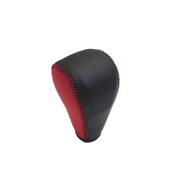 TRICOLOR EX RP STEP WAGON 3H-32 Red Black Leather x Red Stitching DIY Shift Knob Genuine Leather Replacement Kit 1BK3H32R1B1R