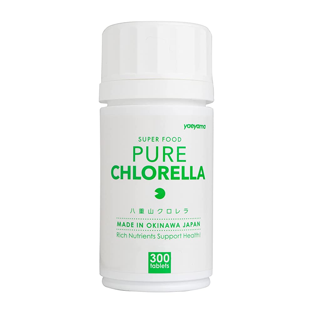 Yaeyama Chlorella [Mini Bottle 300 Grains] No Additives 100 Yaeyama C