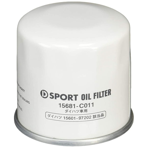 D-Sport 15681-C011 High Performance Oil Filter Type 2 General Purpose of Daihatsu Car Engine Model: EF, EJ, KF, JC