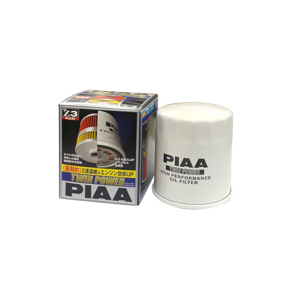 Piaa Z3 Oil Filter, Twin Power, Pack of 1, for Nissan Cars, AD, Skyline, Cedric, Other