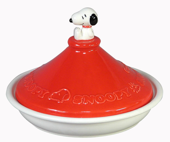 Maruhi Hita Pottery SNG-3TR Snoopy Heatproof Series Tagine Pot, 8.3 inches (21 cm).