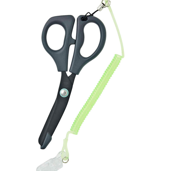 Infirmiere Nurse Scissors, Medical Use, Nurse Products, Fluorine-Treated, Safety Blade Tips, Bungee Strap, Made in Japan, 19 Colors Available