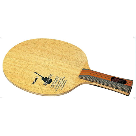 Nittaku Table Tennis Racquet, Acoustic Shake Hand, Attack, 5-Piece Plywood