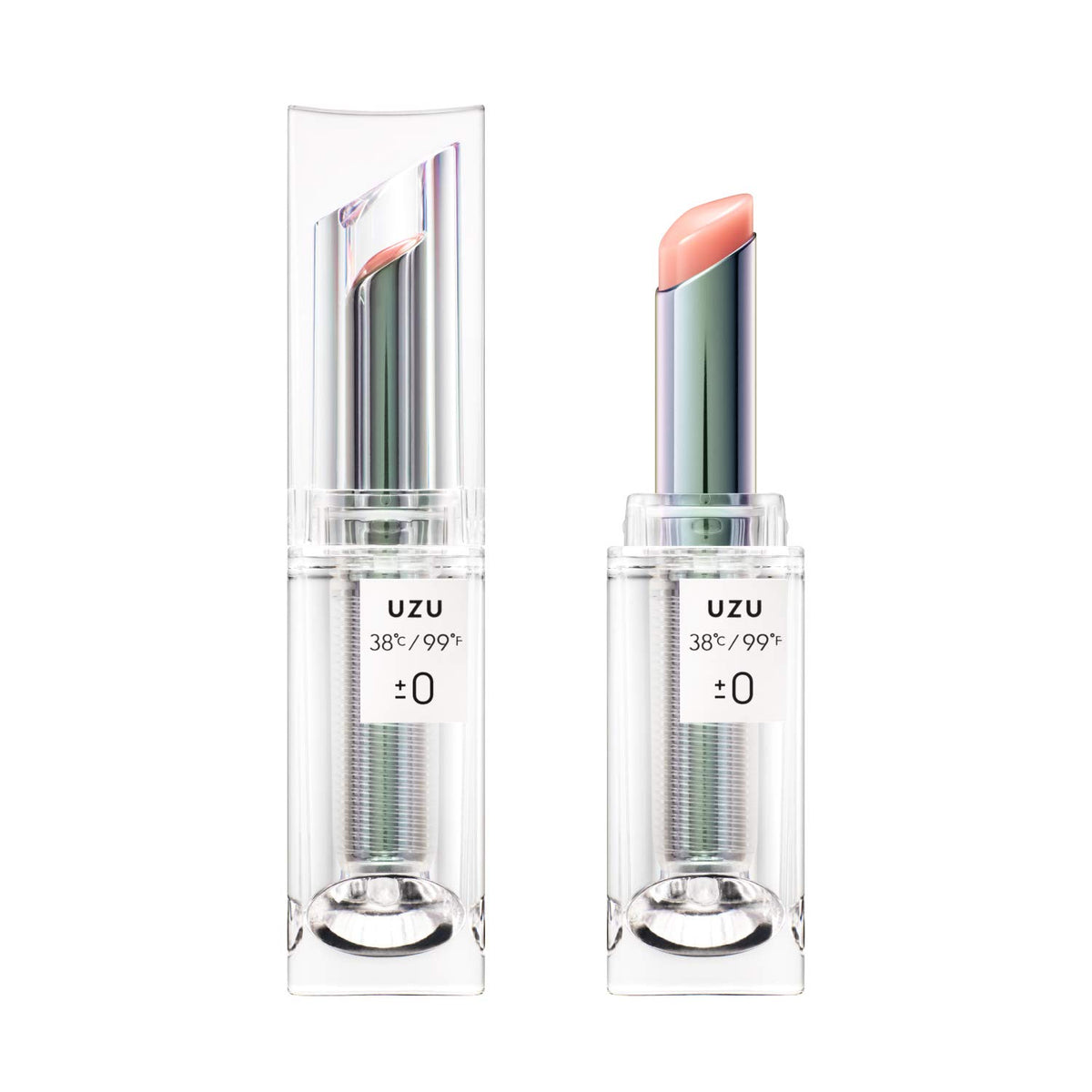 flowfushi lip 38 c lip treatment UZU BY 38C/99F -2 Sheer Green Care 6g Moisturizing its not just +1C pink 38C/99F Lip Treatment (+5 degrees