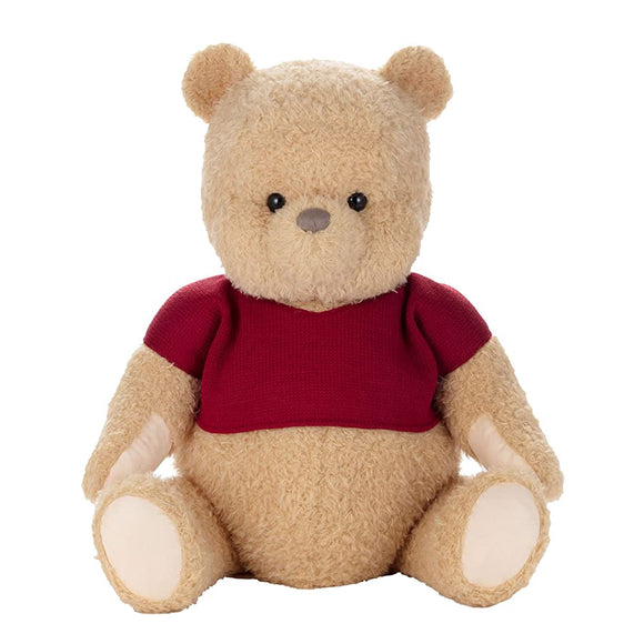 Disney Character Christopher Robin Real-Size Pooh Plush Toy, Height 23.6 inches (60 cm)