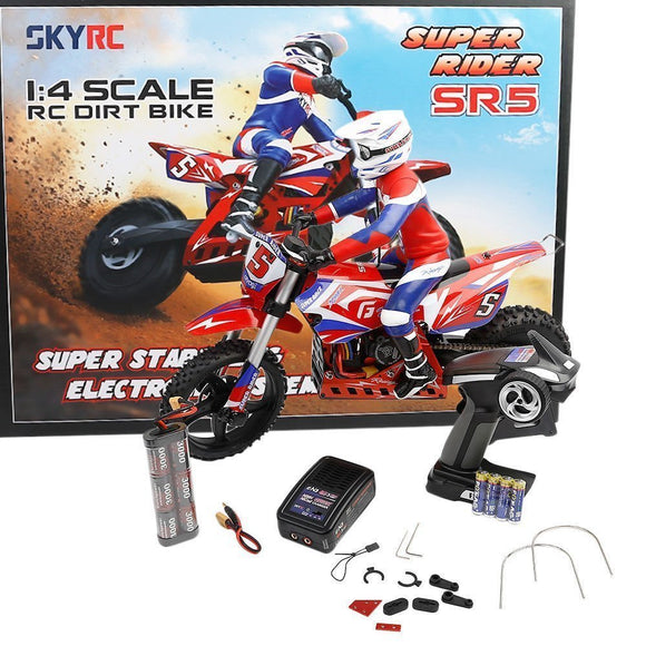 MALTA SK-70001 SKYRC SR5 SUPER RIDER 1/4 Scale RC Off-Road Bike, Brushless Specification, Complete Set of RTR
