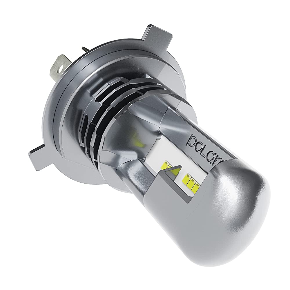 NISSEI Industries POLARG LED Bulb for Headlamps, 12 V, H4, 4,200 K