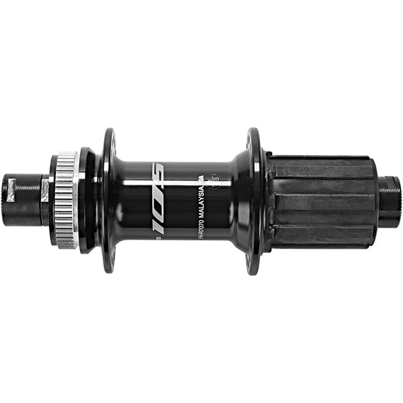 Shimano FH-R7070 EFHR7070B Black 32H 0.5 inch (12 mm) E Thru OLD: 5.6 inches (142 mm) Center Lock, E-Through Axle Sold Separately