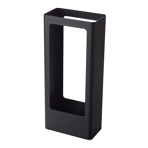 Yamazaki Slim Umbrella Stand Black Approx. W22XD12XH50cm Tower Water saucer can be removed Height 50cm Stable 4929