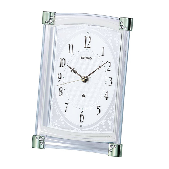 Seiko Clock (Seiko-Kurokku) Store KI Clock Atomic Analog Pale Green BZ360 M