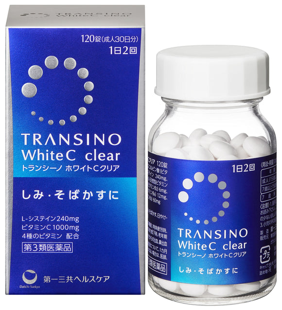 Transino White C Clear 120 tablets