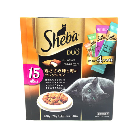 Sheba Duo, For Cats 15 & Older, Chicken Fillet Flavor & Sea Selection