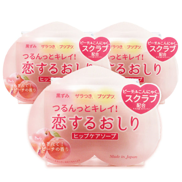 Koi-Suru Oshiri, Hip Care Soap, Set Of 3