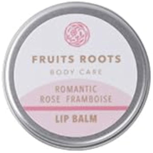 Fruit Roots Romantic Lip Balm 15ml Organic Full Body Balm Rose Raspberry Scent Body Care Lip Balm FRUITSROOTS