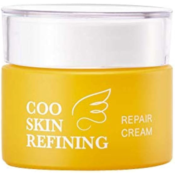 Coo Skin Refining Repair Cream (40g) Yeast Natural yeast Cream Floral scent For oily and dry skin Pores Pore care Transparency Natural Moisturizing Botanical Organic Made in Japan