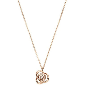 Vendome Aoyama Necklace K10 Pink Cold Diamond Christine Rose AJAN132440DI