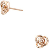 [Vendome Aoyama] Earrings K10 Pink Cold Christine Rose AJAA2251 DI