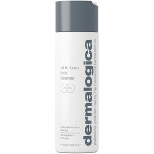 Dermalogica Oil to Foam Total Cleanser 250mL Makeup remover No need for double cleansing Cleansing oil Facial cleanser Gel oil