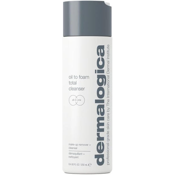 Dermalogica Oil to Foam Total Cleanser 250mL Makeup remover No need for double cleansing Cleansing oil Facial cleanser Gel oil