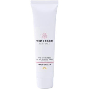 Fruit Roots Spa Sun Cream 70ml Organic Additive-free UV Sunscreen Cream Rose Geranium Scent For the Whole Body Skin Care FRUITSROOTS